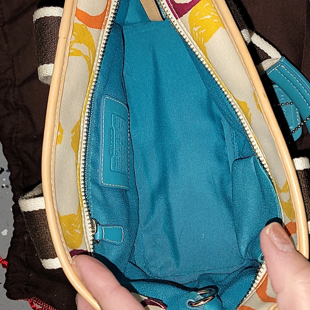 Coach Multicolor Graphic Tote Bag - Picture 3 of 5